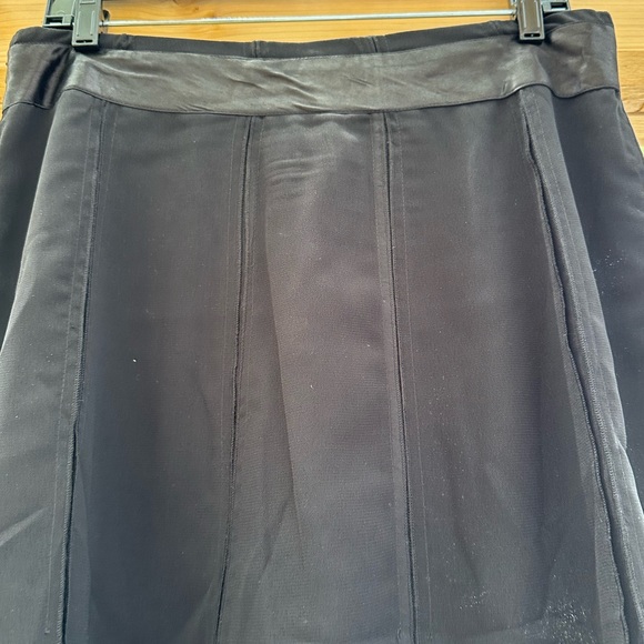 Ario NWT Black Paisley Beaded Embellished Lined Knee Length Skirt Large Holiday - Picture 8 of 16